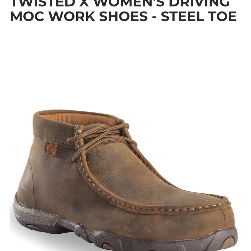Steel Toe Twisted Xs worn maybe a week like new. Size 9